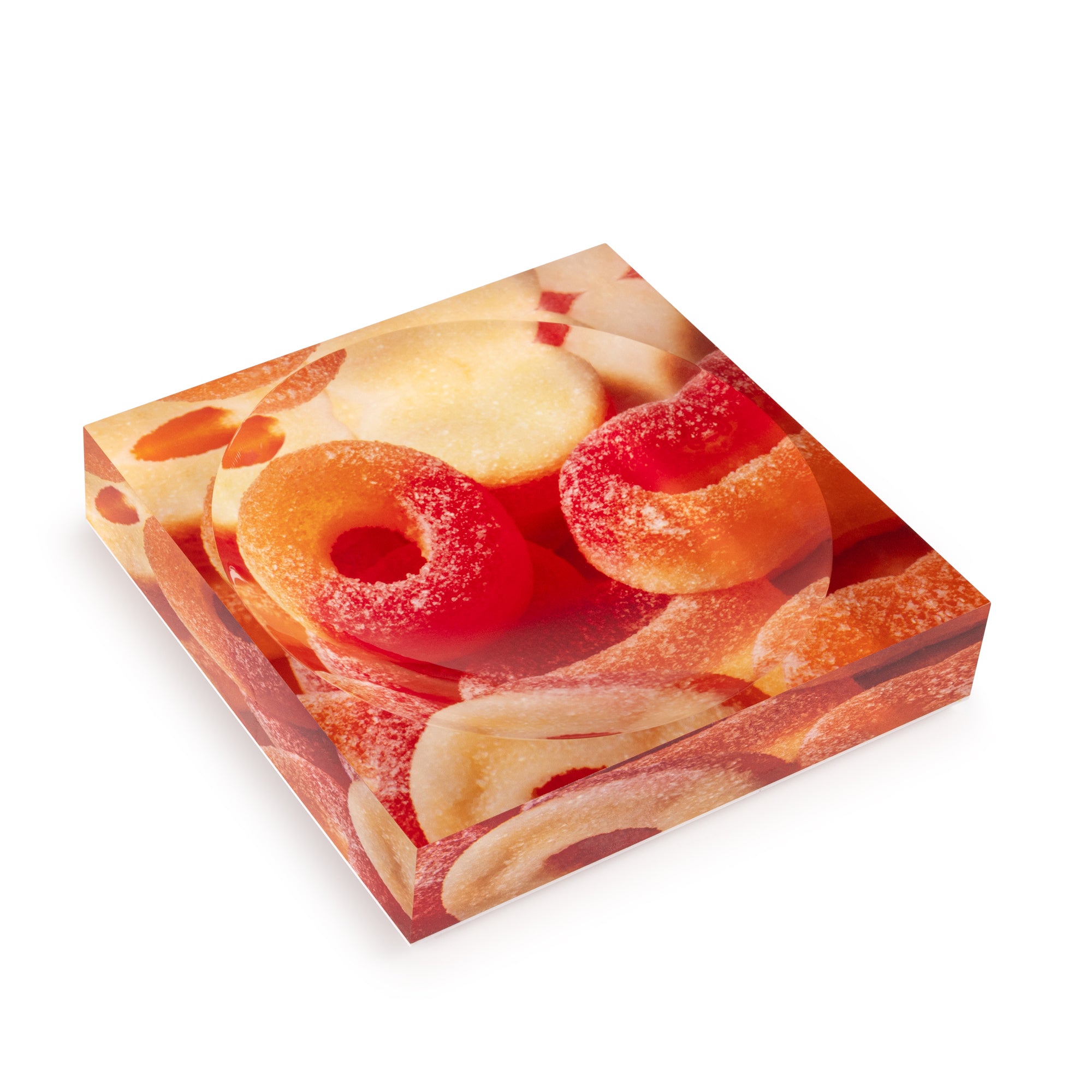 Golden Peach Candy Dish
