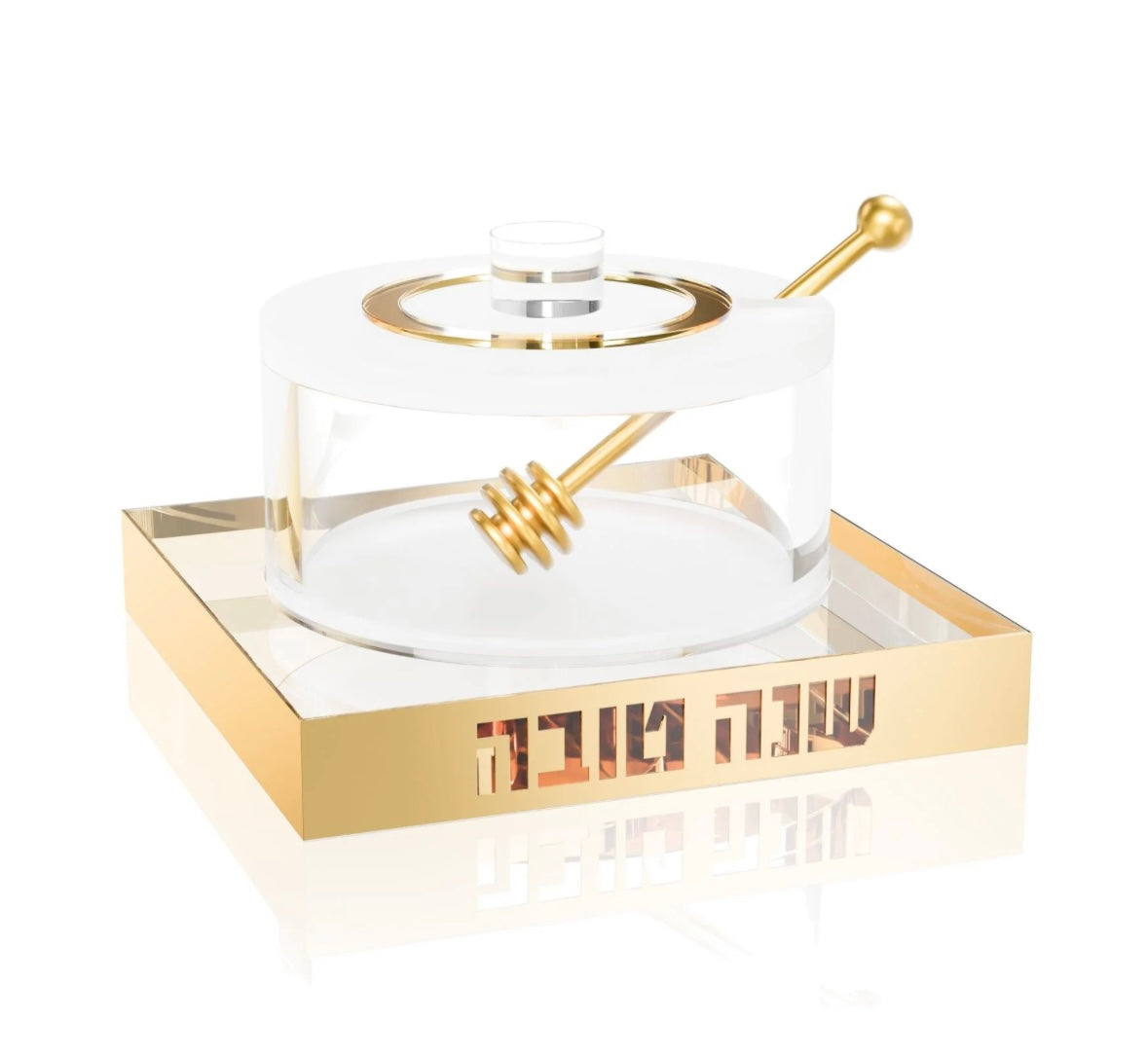 Lucent Lucite Honey Dish