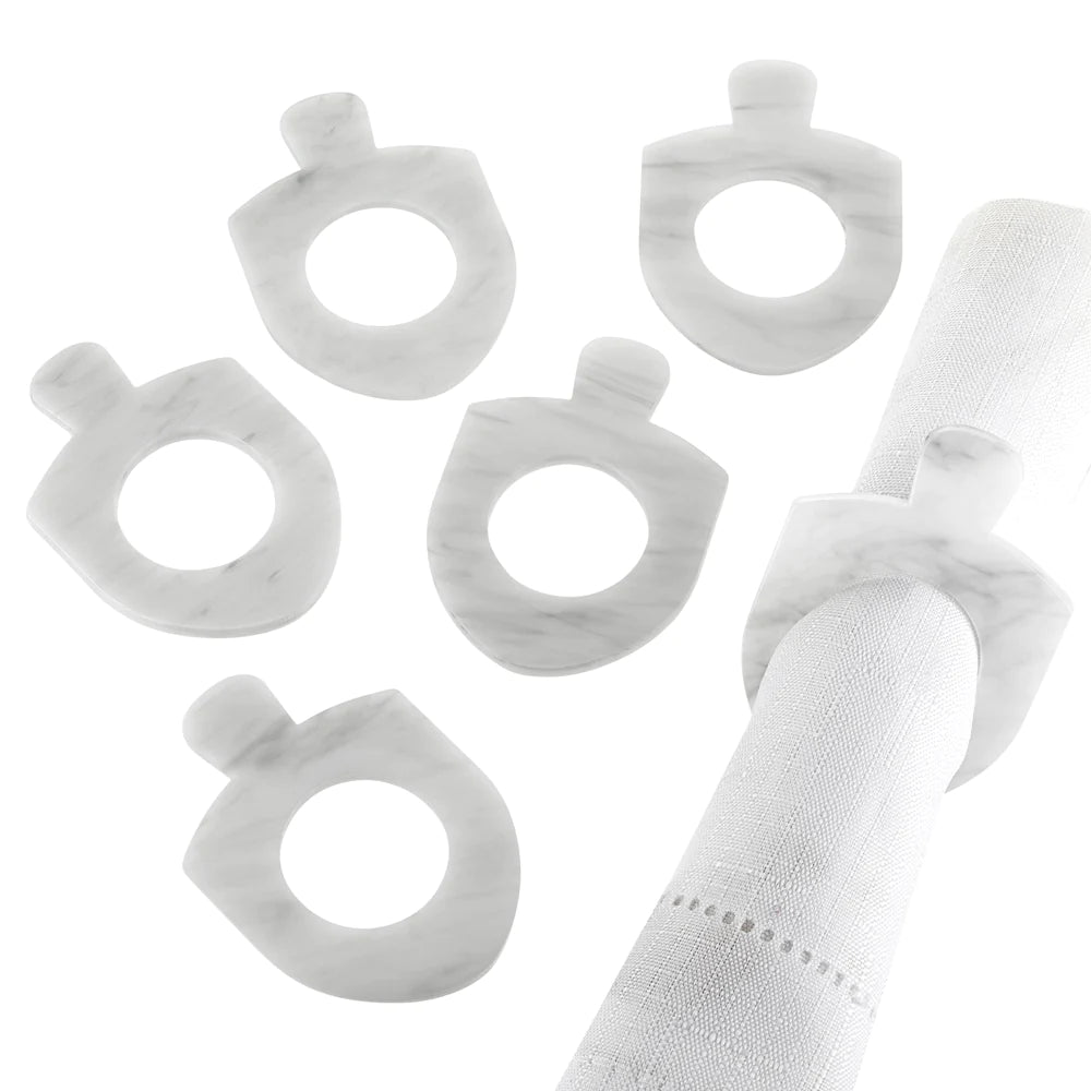 Dreidel Napkin Rings