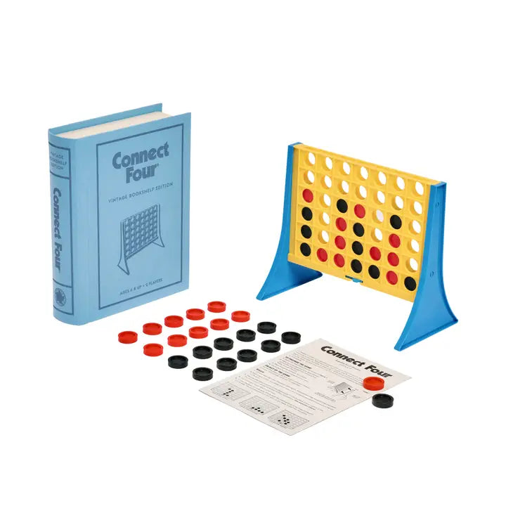 Connect 4 Vintage Bookshelf Edition