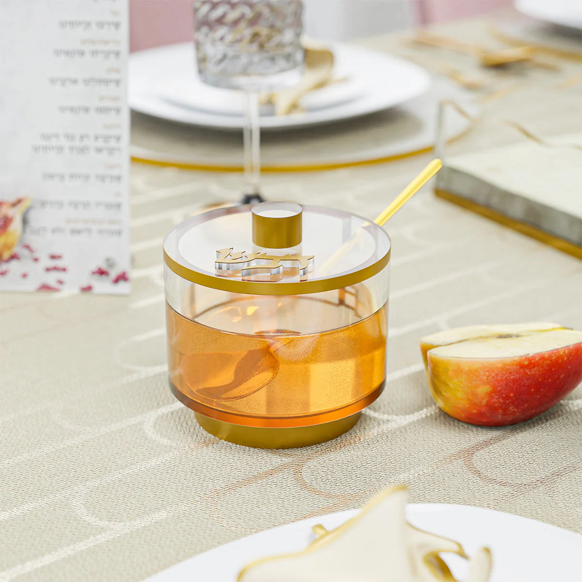 Honey Dish with Base